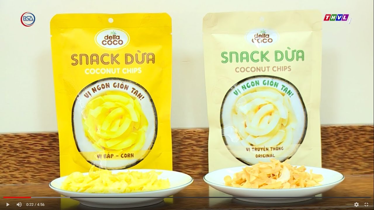 Snack dừa - sản phẩm mới từ xứ dừa Bến Tre - YouTube