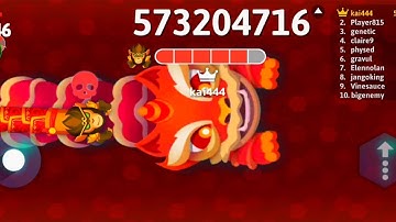 Snake.io modmenu gameplay #190 - world record