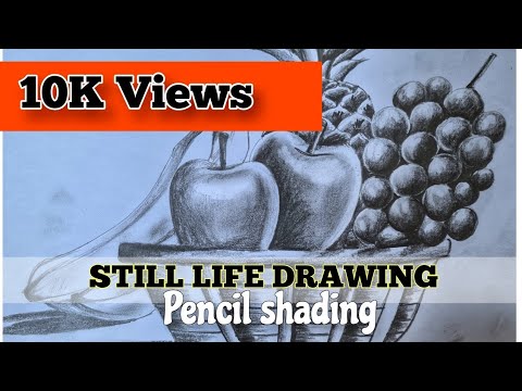 How to Draw Fruits in Basket | Pencil Drawing Step by Step Tutorial