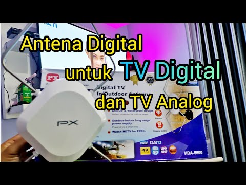 Antena Digital PX HDA-5600 Dipasang di TV Digital & TV Analog | Antena Digital Terbaik | PX Antena