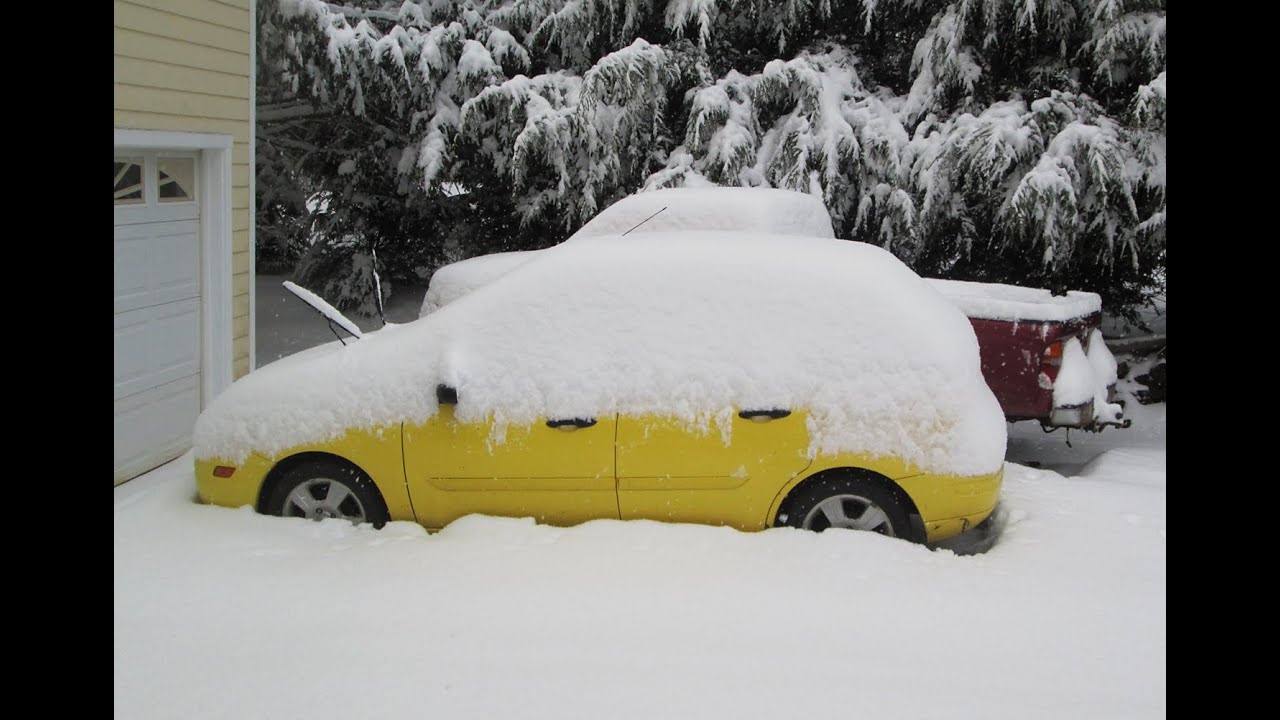 After the Snow Storm at Cattail CreekBurnsville North Carolina YouTube