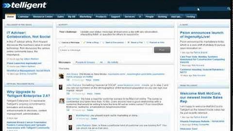 Telligent Community - Intro Content Search