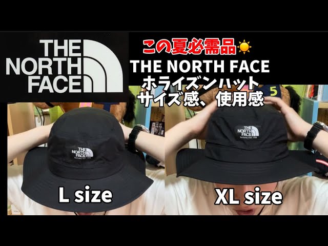 この夏必需品☀️THENORTH FACEホライズンハットサイズ感、使用感