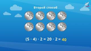 Умножение числа на произведение