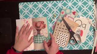 Junk Journal Travelers Notebook - Vintage and New Ephemera!!