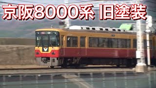 京阪電車8000系 旧塗装 樟葉～橋本