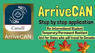 ArriveCAN App (Step by Step guide)| Traveling to CANADA | Advance CBSA Declaration screenshot 2