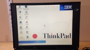 IBM Thinkpad 760 XL booting with Windows 95.  Works perfectly.