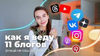 Мультиканальность без нервного срыва: как вести несколько блогов легко