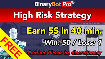 Binary Bot | High Risk Strategy | Free Download (2021) #BinaryBotPro