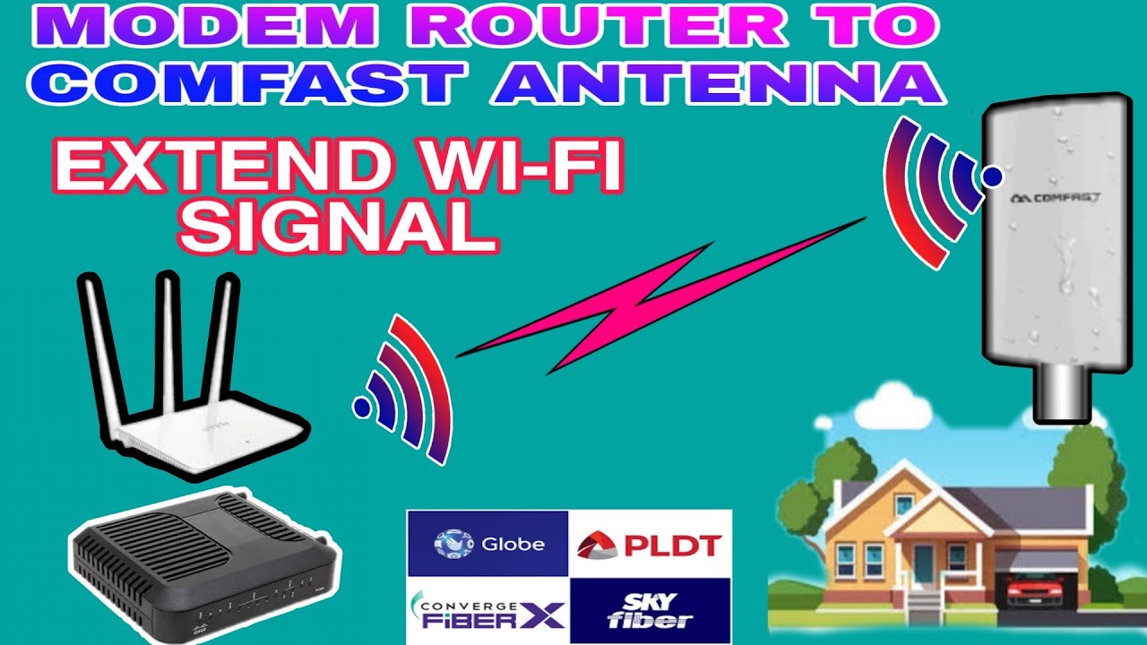 WIFI SIGNAL FROM MODEM ROUTER TO COMFAST 130N WIRELESSLY REPEATER | FULL TUTORIAL - YouTube
