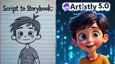 Artistly 5.0   Script To Storybook Step By Step l #dcreview #artistlyaidemo
