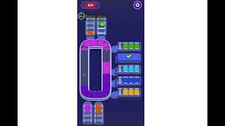 Yarn Sort Level 222. Walkthrough Gameplay 