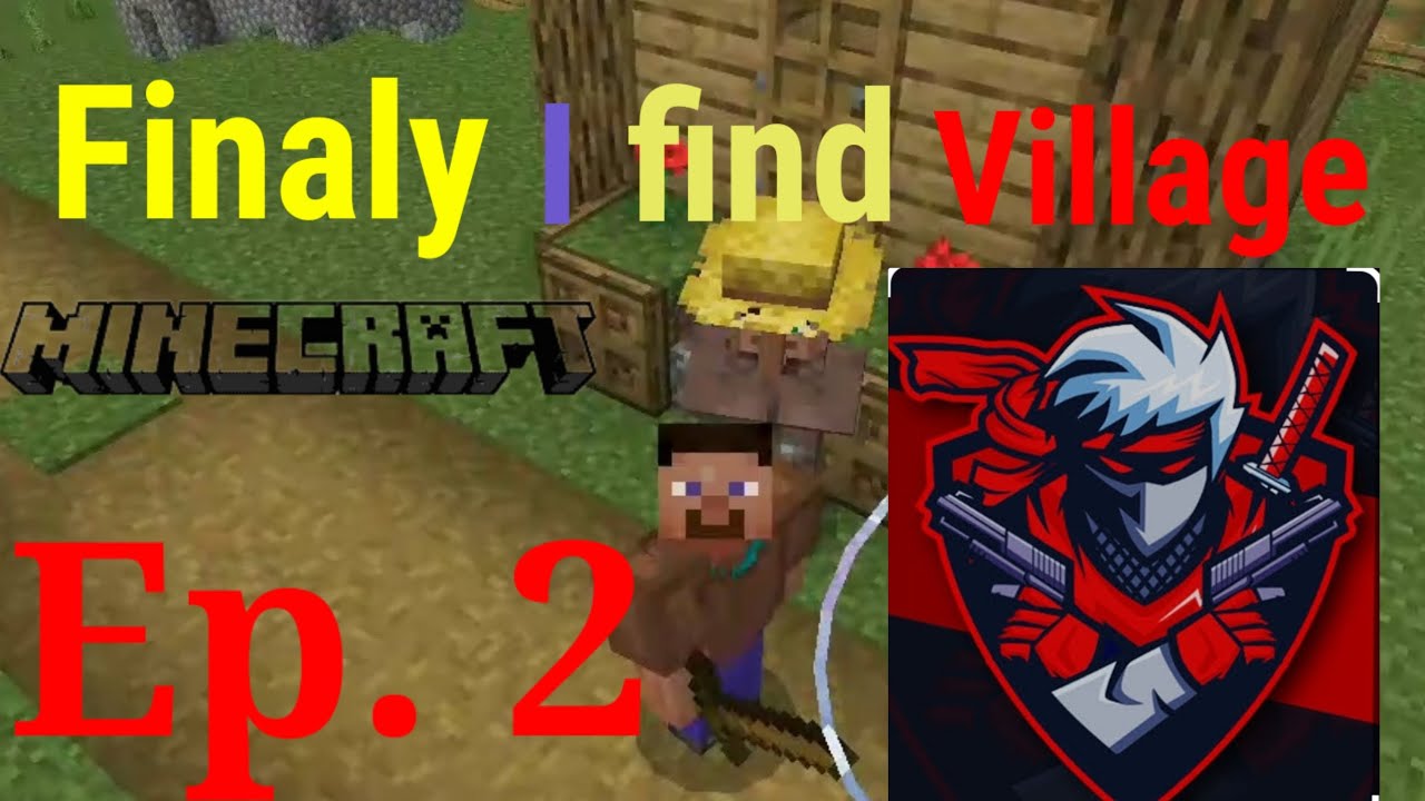 Finaly i find village Minecraft survival series. walkthrough. 2 - YouTube