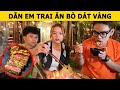 DẪN EM TRAI ĂN BÒ DÁT VÀNG &amp; SĂN GIẢI XE HƠI TỪ DẦU NHỚT CỦA TỤI MÌNH | Oops Banana Vlog 358