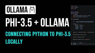 How Python Communicates with a Local LLM | Phi-3.5 + Ollama #agenticai #python