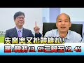 失業率又扯韓維拉! 陳其邁:韓時13.9%已降至12.4% 國民大會 20210427 (4/4)