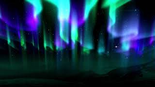 4 Hours of Northern Lights with Calming Music | Perfect for Stress Relief and Relaxation