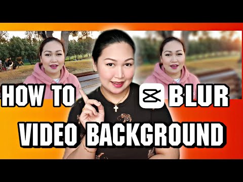 HOW TO BLUR VIDEO BACKGROUND USING CAPCUT