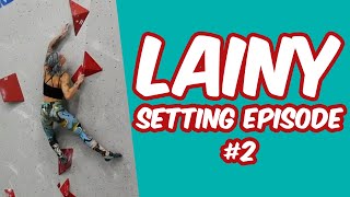 Route setting with Lainy #2 - Setting with Axis climbing holds & volumes