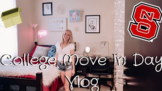 COLLEGE MOVE IN DAY VLOG 2019 | NC STATE UNIVERSITY | BACK TO SCHOOL