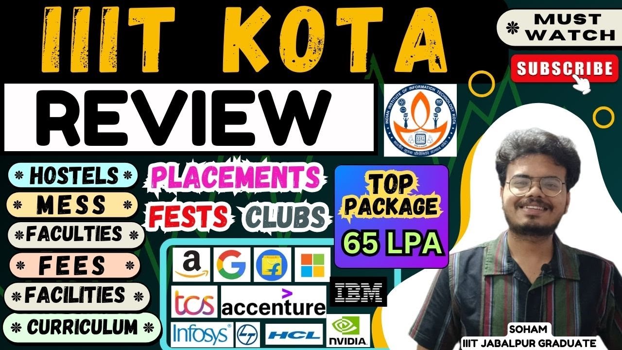 IIIT Kota Review 2025 | Placements, Facilities, Fees, Fests and More | Watch Before Admission!!