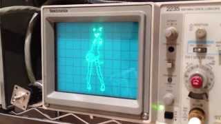 drawing hatsune miku on oscilloscope via audio output /初音ミク関数をpython オシロで描画