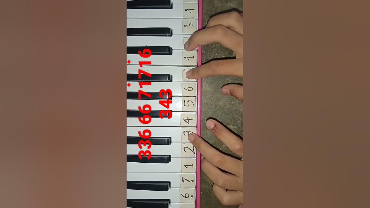 not lagu ajojing#pianika#semogabermanfaat