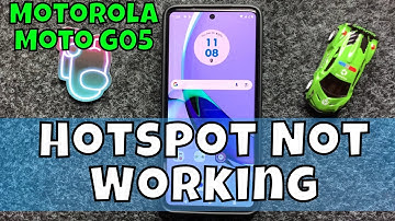 How to Fix Motorola Moto G05 Mobile Hotspot Not Working