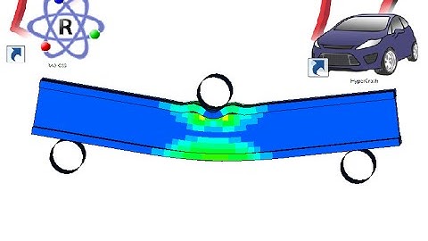 Three Point Bending with HyperCrash & RADIOSS