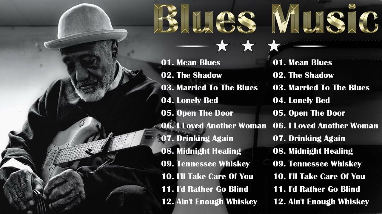 Slow Blues Music 🎵 Old School Blues Mix Best Slow Blues Songs Of All