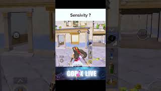 Sensitivity 👀 #bgmi #sensitivity #pubgmobile