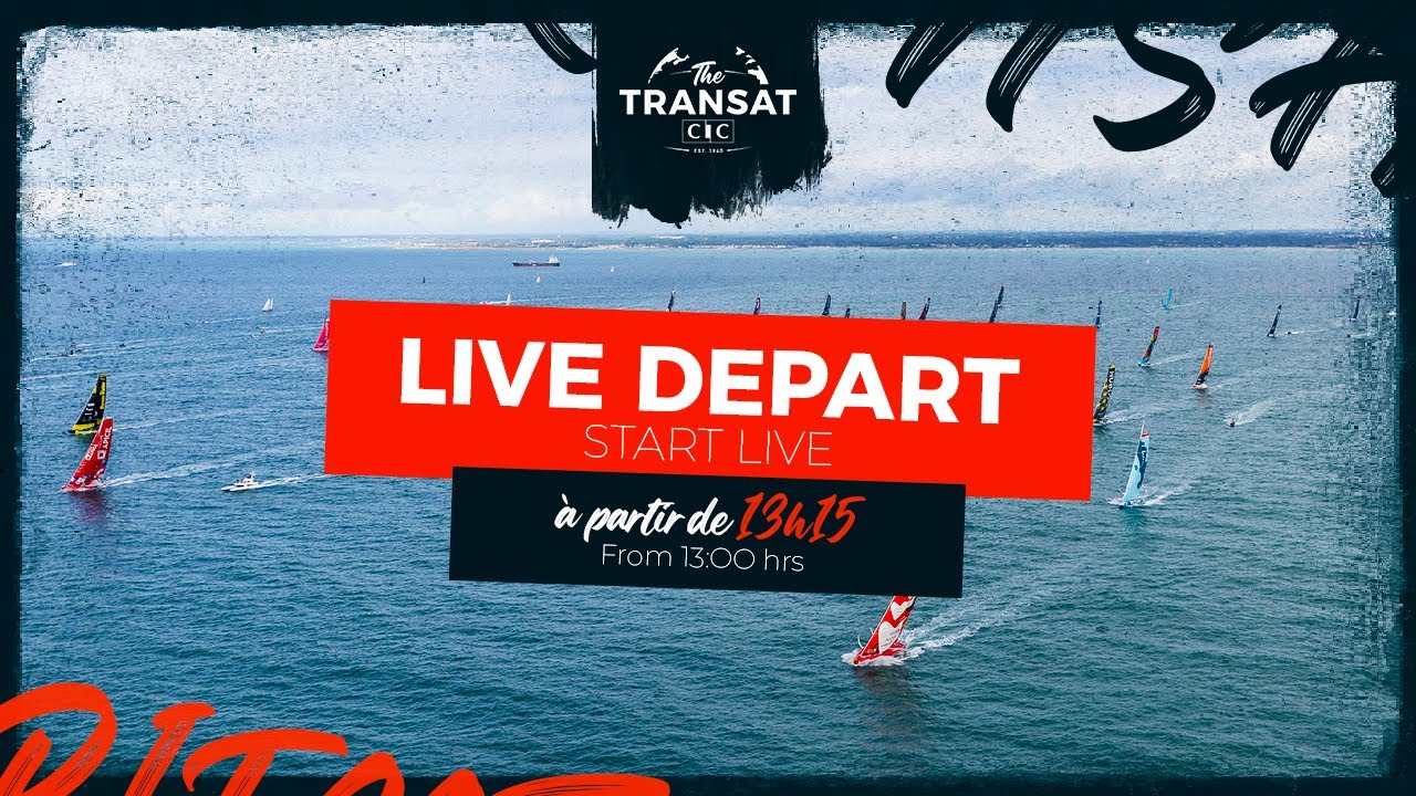 🔴🇬🇧 LIVE start of The Transat CIC: Lorient ‣ New-York 🗽