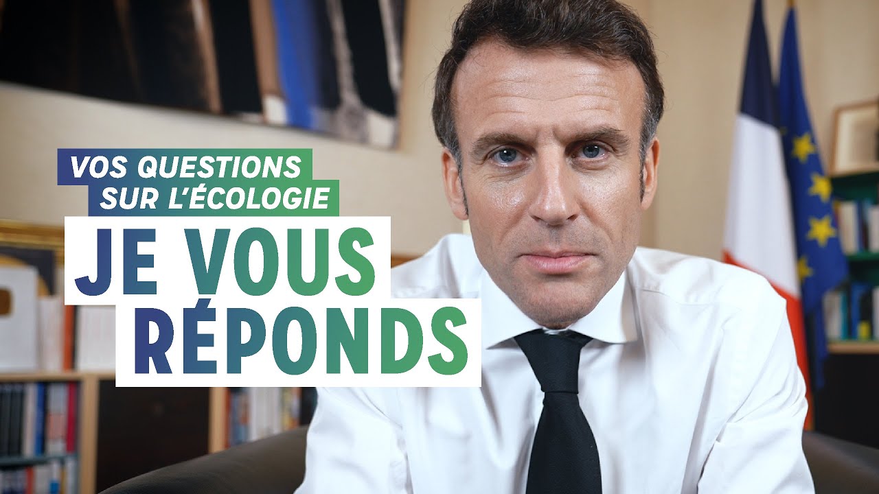 Vos questions sur l'écologie : je vous réponds.