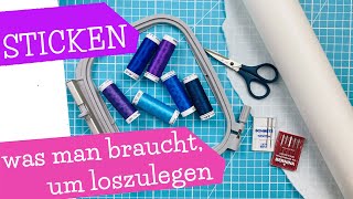 Stickmaschine Sticken - was brauche ich zum loslegen? | Was braucht man zum sticken ? | mommymade screenshot 3