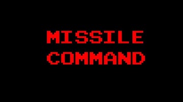 old arcade game - missile command