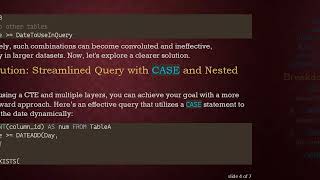 Solving Patchy Date Queries in SQL: Using a CASE Statement for Dynamic Filtering