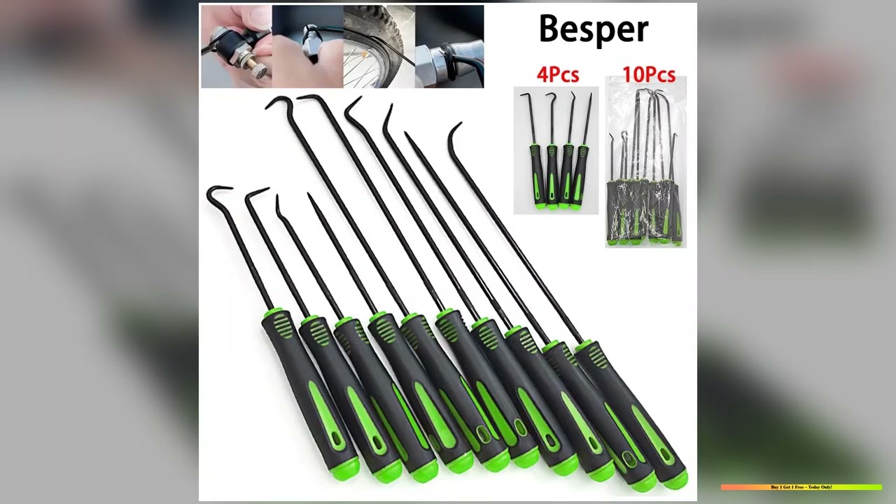 104Pcs Precision Pick and Hook Set Car Auto Oil SealORing Seal Gasket Pick Mini Precision Hooks