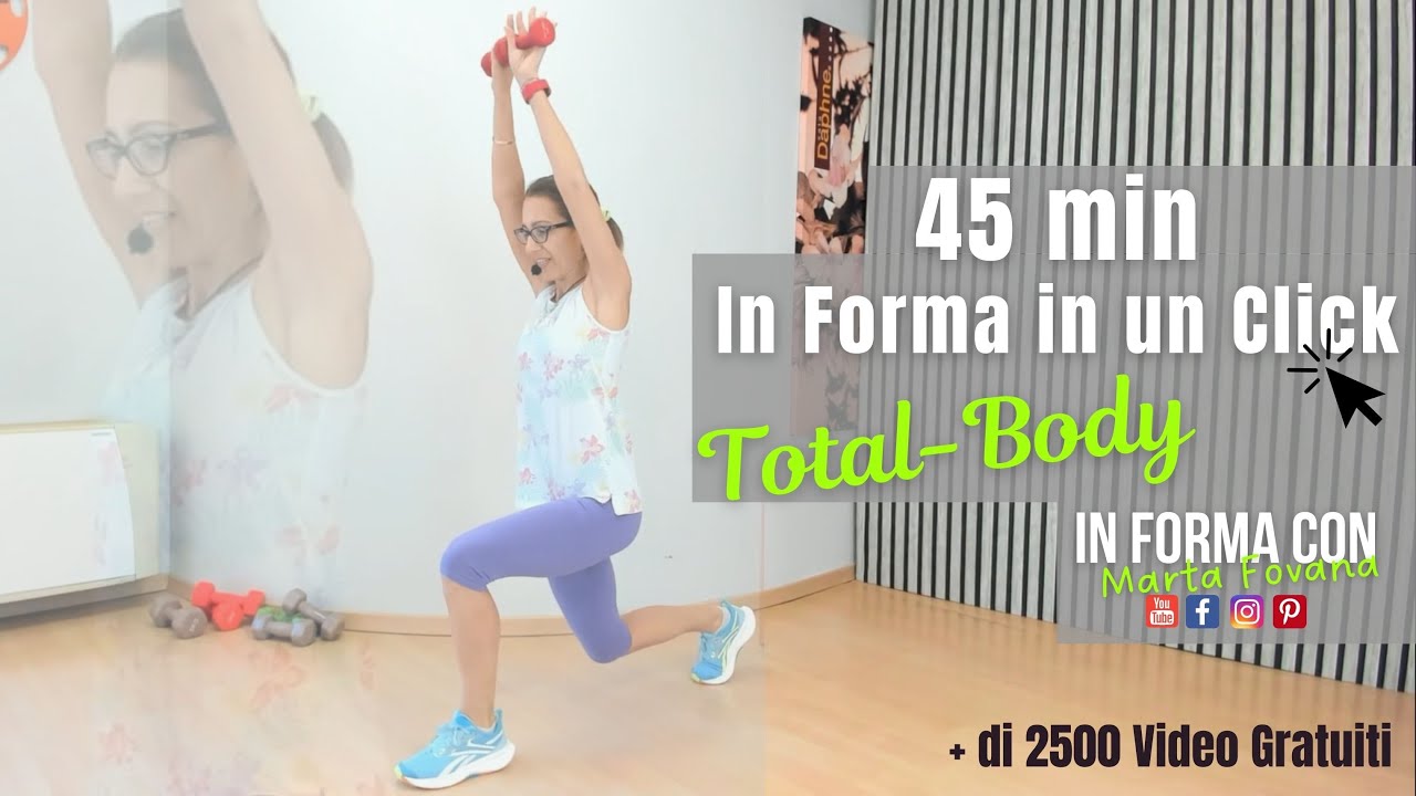 45 minuti di Esercizi con Pesetti - Total-Body Workout - Raggiungi i Tuoi Obiettivi in mia Compagnia