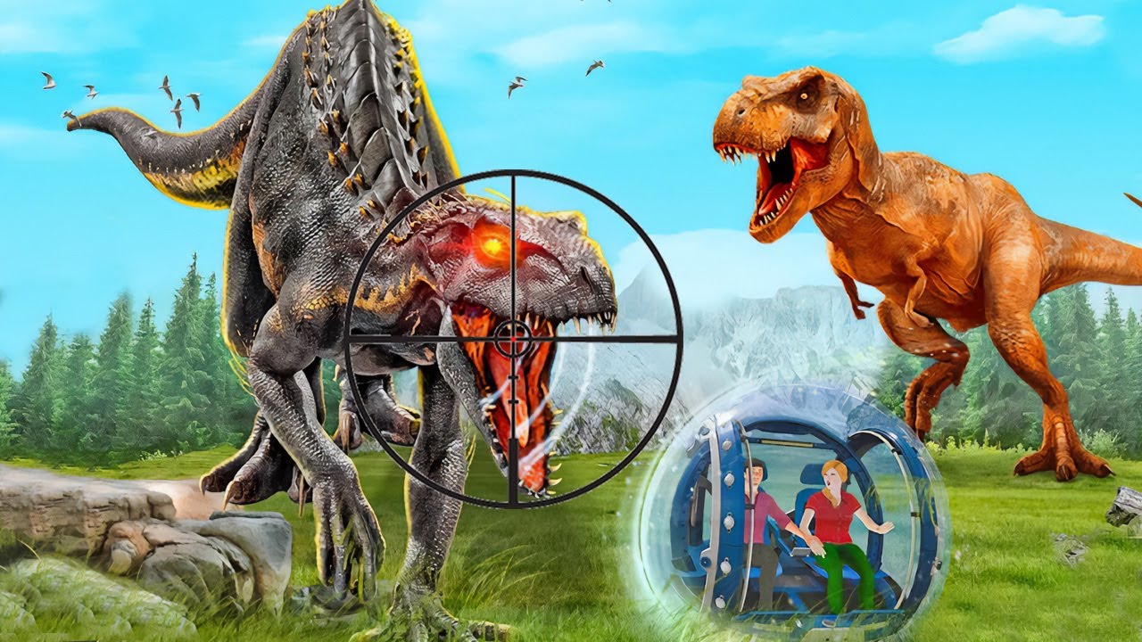 Dinosaur Hunter : Dino Shooter Android Gameplay |  Real Dinosaur Hunter : Deadly Shooting Game