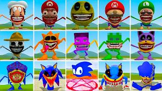 NEW EVOLUTION OF ALL SONIC BLUE VS EVOLUTION OF ALL MARIO TAPES ? in Garrysmod!,...