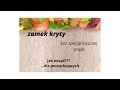 ZAMEK KRYTY-BEZ STOPKI PROFESJONALNEJ