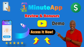 1MinuteApp Review ⭐Demo👷🏽‍♀️BONUSES 🎁1-Click Mobile App Builder🔥