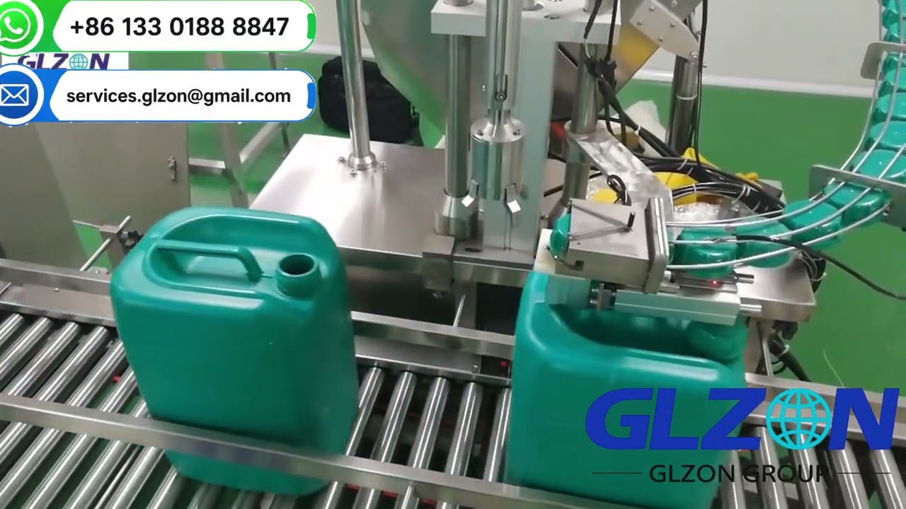 Edible Oil Filling Machine | Automatic Jerry Can Filling Line & Oil Packaging System | GLZON