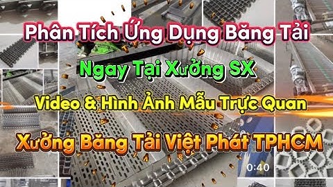 Băng tải xích tấm bản lề, băng tải tổ ong FW, băng tải lưới thang, băng tải nhựa Modular Belt… TPHCM