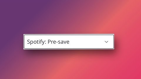 Spotify Pre-Save with Show.co!