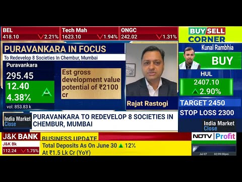 Rajat Rastogi, CEO – West & Commercial Assets on NDTV Profit - video from Puravankara