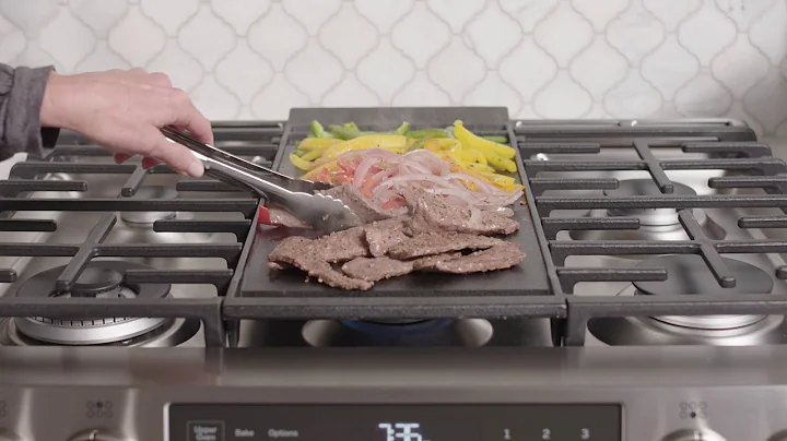 Cast-Iron Integrated Griddle