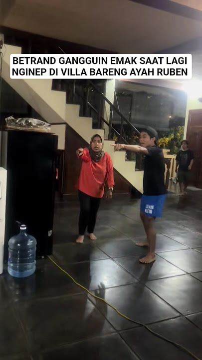 BETRAND DISTURBS MOTHER WHILE STAYING AT THE VILLA WITH RUBEN'S FATHER #rubenonsu #sarwendah #bet...