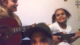 Ray Charles - Hit the Road Jack - Mom and kids cover -Janea